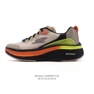 新款 Skechers 斯凯奇 男士运动跑步鞋 老爹鞋 Stamina 织物网面透气 轻便防滑 减震舒适 耐磨 复古 时尚 拼接 休闲 厚底增高运动鞋舒适百搭不