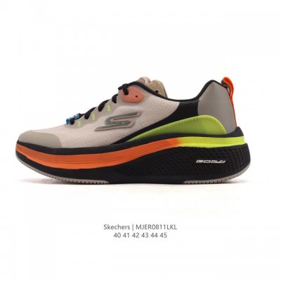 新款 Skechers 斯凯奇 男士运动跑步鞋 老爹鞋 Stamina 织物网面透气 轻便防滑 减震舒适 耐磨 复古 时尚 拼接 休闲 厚底增高运动鞋舒适百搭不
