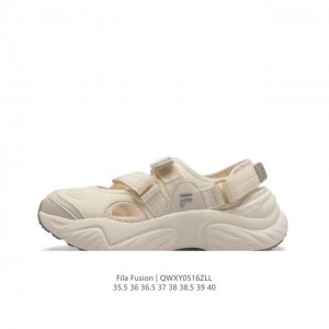 斐乐女士凉鞋 Fila Fusion 意大利百年经典运动品牌，网红单品 小红书推荐爆款。Fila斐乐火星鞋新款厚底增高老爹鞋 复古百搭运动鞋斐乐潮牌文化球鞋 街
