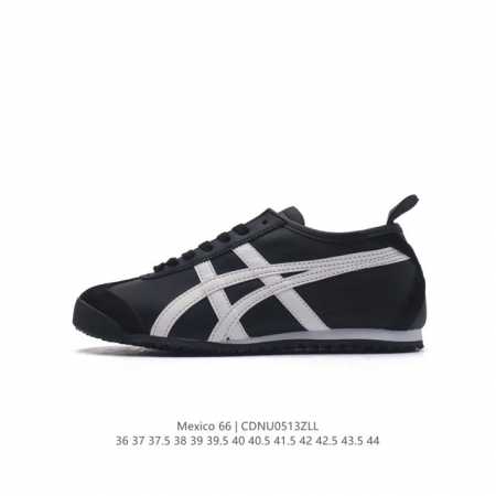 Asics 亚瑟士 男女鞋真标半码制 日产经典老牌-鬼塚虎 Onitsuka Tiger Mexico 66经典墨西哥系列复古经典百搭板鞋休闲运动鞋慢跑鞋。采用 - 点击图像关闭