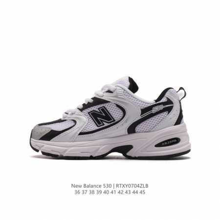 新百伦 NB530 New Balance 530 复跑古鞋NB530这鞋双确实是NB家经复典古款式之一，以全科新技诠释，成打功造530鞋款。鞋面保在持530基 - 点击图像关闭