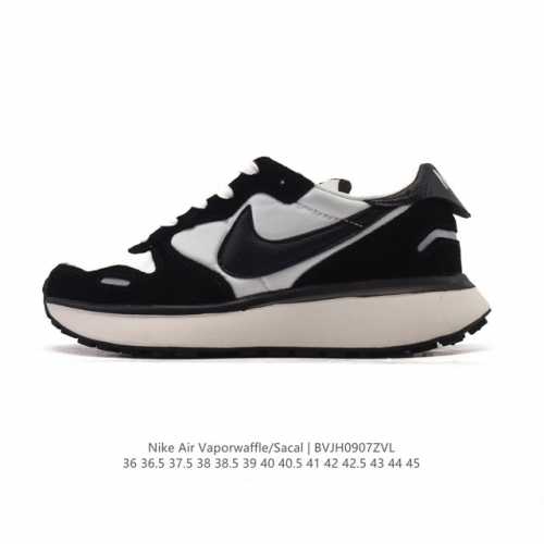 公司级 耐克 Nike phoenix Waffle 复古运动跑步鞋 厚底增高老爹鞋。Nike phoenix Waffle 以更现代的视角展现了 Swoosh