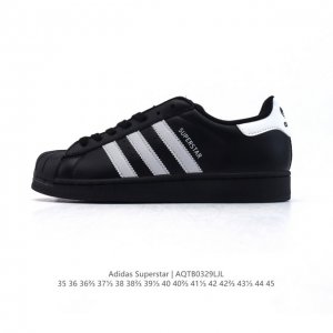 阿迪达斯 Adidas Superstar 三叶草2025年新款鞋子 蛇年新款经典贝壳头系列 新款休闲板鞋潮流男女士运动鞋 。鞋面柔软皮革材质 标志性的贝壳鞋头