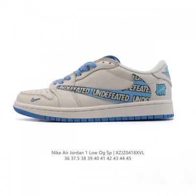 公司级 真标 耐克 Nike Air Jordan 1 Low Og Sp Military Blue Aj1乔1倒勾 2025年新款 低帮篮球鞋 Aj1 乔丹
