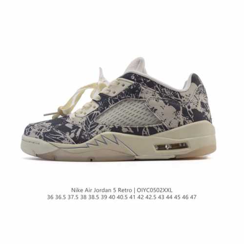 公司级耐克 Nike Air Jordan 5 Retro 低帮 乔丹之子 Aj5 乔丹5代 Aj5 乔5 乔丹5 低邦 乔丹篮球运动鞋 低帮复古休闲文化篮球鞋