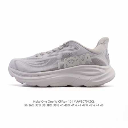 新款 Hoka One One 推出升级 Clifton 10 克利夫顿10代 男女士休闲跑步鞋轻量缓震运动鞋。Hoka One One的Clifton克利夫顿 - 点击图像关闭