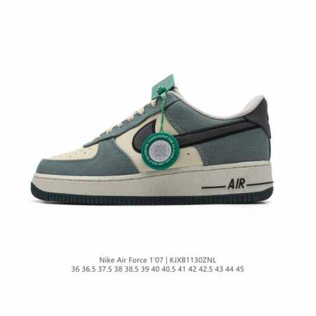公司级 附赠送logo清洁刷 Af1耐克 Nike Air Force 1 ‘07 Low 空军一号 小白鞋 厚底增高百搭休闲运动板鞋 原楦头原纸板 打造纯正空 - 点击图像关闭