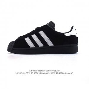 140 阿迪达斯 Adidas Superstar 三叶草2025年新款鞋子 蛇年新款经典贝壳头系列 新款休闲板鞋潮流男女士运动鞋 。鞋面柔软皮革材质 标志性的