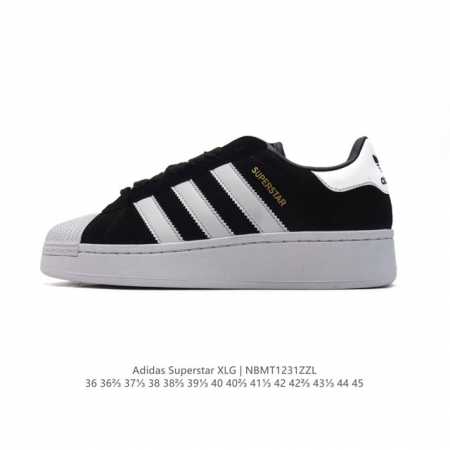 阿迪达斯 三叶草adidas Originals Superstar Xlg 贝壳头系列 低帮厚底松糕经典百搭休闲运动板鞋。当你试图定义adidas Super - 点击图像关闭