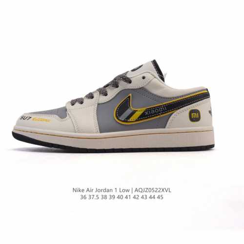 公司级 耐克 乔丹Air Jordan 1 Low Aj1 乔1 乔丹1代Aj1 低帮复古文化休闲运动篮球鞋 从1985 年面世的元年款汲取设计灵感 采用简洁大