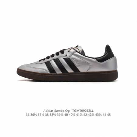 阿迪达斯 德训鞋 Adidas Originals Samba Og Shoes 经典运动鞋小白鞋 T头鞋 男女鞋 彰显休闲摩登风情的时尚经典鞋。它诞生于50年 - 点击图像关闭