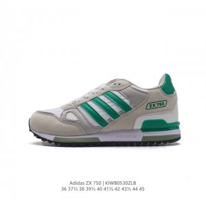阿迪达斯 Adidas Zx 750 户外耐磨舒适运动休闲鞋男款经典运动鞋。80年代,Zx系列问世。这款经典鞋,采用热塑性聚氨酯橡胶 Tpu 鞋跟笼,搭配乙烯