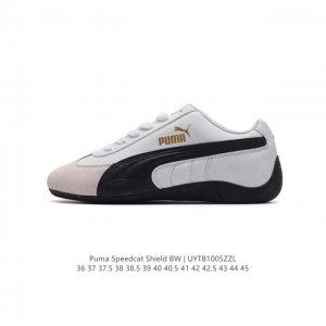 彪马 Puma Speedcat Shield Sd 驾驶鞋低帮防滑运动鞋男女鞋赛车鞋休闲训练鞋舒适 反毛皮减震防滑耐磨透气轻便 低帮 休闲跑步鞋#彪马puma