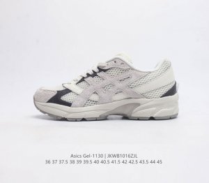 Asics 亚瑟士 新款情侣健步减震复古鞋gel-1 男女时尚透气运动潮流耐磨休闲鞋 选用网眼与皮革相接 复古而富有层次感 网布搭配银色金属感线条 虎爪 Log