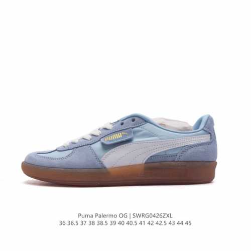 彪马puma Palermo Og 防滑耐磨低帮德训板鞋 男女同款运动鞋，Army Trainer Og休闲鞋沿用德训鞋经典外观 鞋身和鞋舌分别添加了品牌标志性