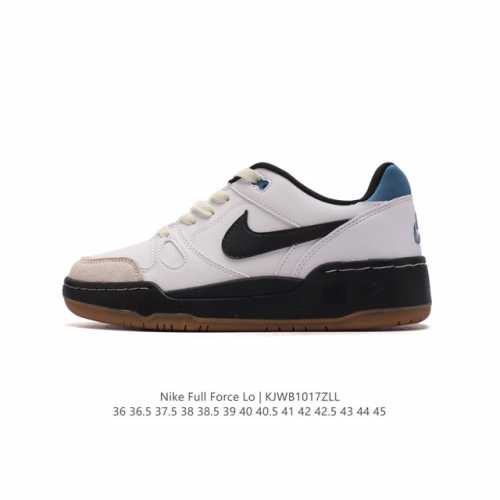 耐克 Nike 全新鞋型 来了！Nike Full Force Low 时尚复古运动板鞋，复古气质爆棚！近年来复古风的兴起，众多品牌纷纷推出自己的全新鞋款，势必