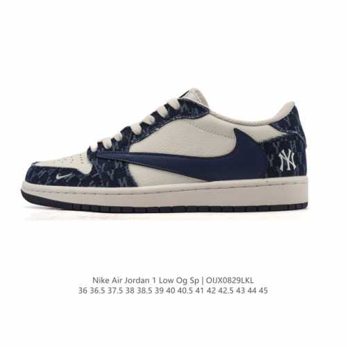 特价 耐克 Nike Air Jordan 1 Low Og Sp Military Blue Aj1乔1倒勾 2025年新款 蛇年新款 低帮篮球鞋 Aj1 乔