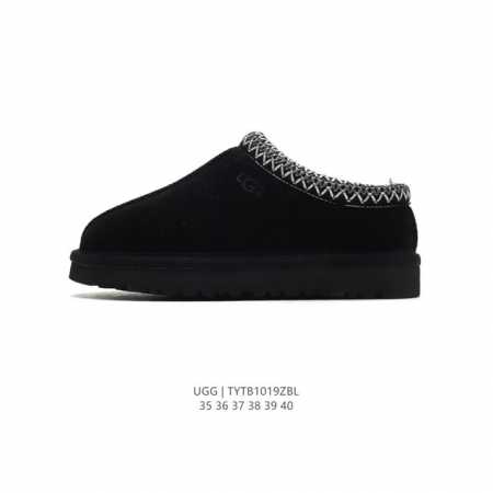 公司级 UGG 棉拖 雪地靴 俏皮可爱的百变造型， 美国轻奢品牌UGG 平底系列冬季羊毛一体雪地休闲保暖毛毛家居包头棉拖鞋。官方同步包装 检验标 材料采用原厂防 - 点击图像关闭