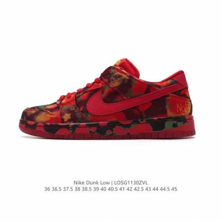 公司级 耐克nike Dunk Low 板鞋 Sb系列 红色 花朵鞋面 经典百搭休闲运动板鞋加厚鞋舌的填充，使舒适性大大提升，同时也更方便穿脱中底部分则加入了脚 - 点击图像关闭