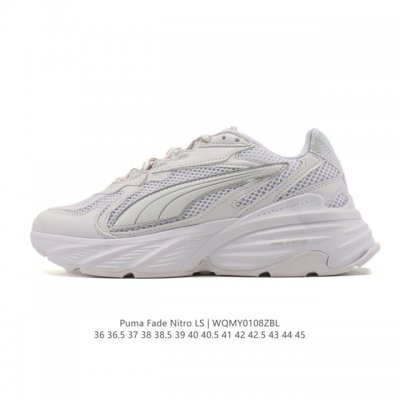 新品公司级 彪马 Puma Deviate Nitro 3 Fade 厚底增高老爹鞋 是一款专为跑步训练设计的高性能运动鞋，采用Nitro 3技术提升缓震性能，