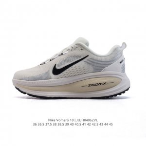 公司级 耐克 Nike Vomero 18 厚底增高老爹运动跑步鞋。全新 Vomero 提供比以往更多的緩衝效能以及該系列有史以來最高的鞋底高度，結合 Nike