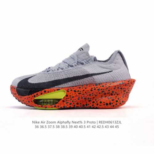 公司级 耐克 Nike Air Zoom Alphafly Next% 3代 马拉松三代 原标原盒真碳纤维 真Zoom X 气垫正确版型！鞋面采用更轻质更透气的