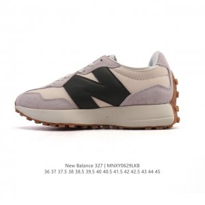 真标 Nb 新百伦 New Balance 327系列复古休闲运动慢跑鞋时尚男女运动鞋 以更纯粹的复古风格设计打造的全新造型 侧身还以解构设计，将 N 字标志以