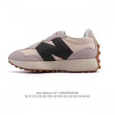 真标 Nb 新百伦 New Balance 327系列复古休闲运动慢跑鞋时尚男女运动鞋 以更纯粹的复古风格设计打造的全新造型 侧身还以解构设计，将 N 字标志以
