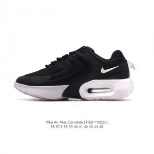 耐克 NIKE Air Max Correlate 男女子气垫缓震耐磨运动鞋时尚潮流休闲透气跑步鞋 选用网眼鞋面，脚感舒适透气。鞋舌、鞋侧及后跟处饰有品牌标识，