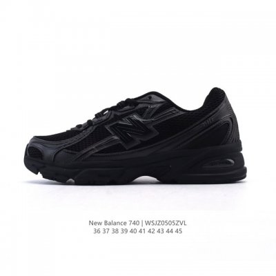 new Balance Mr740 Nb新百伦系列复古老爹风休闲运动慢跑鞋。采用轻质牛剖革拼接透气网眼衬垫织物鞋面材质 T-Beam大底提供足步弓支撑 保持步态
