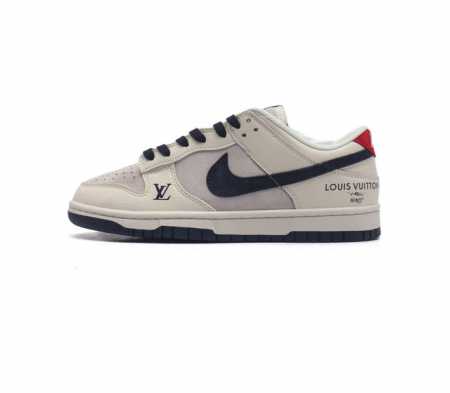 耐克 Nike Sb Dunk Low Pro X Lv 路易威登 联名 复古低帮休闲运动滑板板鞋 采用脚感柔软舒适zoomair气垫 有效吸收滑板等极限运动在 - 点击图像关闭