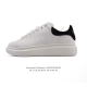 Alexandermcqueen 亚历山大 麦昆Mcq 运动小白鞋 厚底增高闪尾光滑牛皮平底鞋休闲鞋 时尚女板鞋潮运动鞋 ，火爆到大街小巷无人不知，无人不晓的境