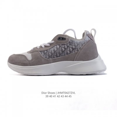公司级 Dior 迪奥 高奢品牌 彰显高级气质 Dior 运动鞋低帮系列复古休闲鞋时尚慢跑鞋厚底老爹鞋圆头系带 运动跑鞋 生活休闲鞋 男款 时髦单品 时尚百搭