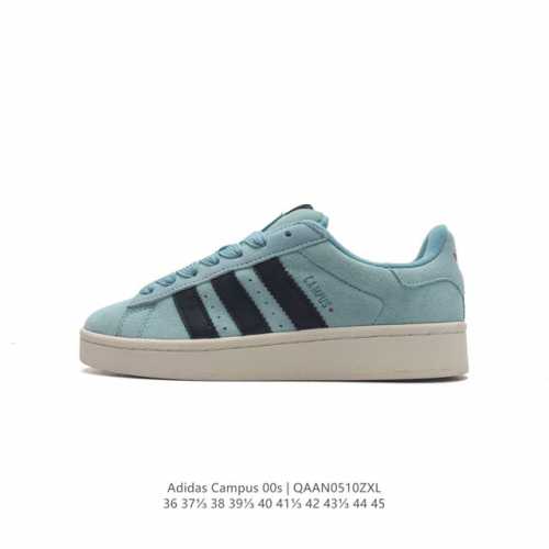 Adidas阿迪达斯.男女鞋 三叶草campus 00S 面包鞋复古休闲板鞋。千禧回潮！Adidas Campus 00S 经典再现！面包化的campus鞋款在