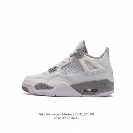 耐克 Nike Air Jordan 4 Retro Og迈克尔 乔丹aj4代乔4 中帮复古休闲运动文化篮球鞋。秉承轻量化的速度型篮球鞋设计思想完成设计，降低重 - 点击图像关闭