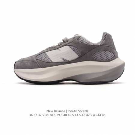 公司级 椰香扑鼻New Balance Warped Runner新款老爹鞋 厚底增高休闲复古运动跑步鞋。Beam大底提供足步弓支撑，解构皮革。用猪巴革拼接透气 - 点击图像关闭