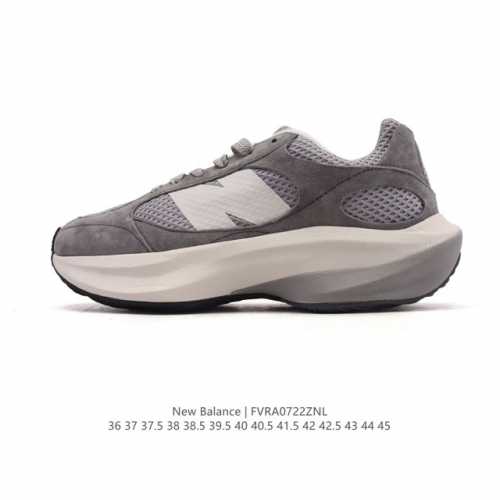 公司级 椰香扑鼻New Balance Warped Runner新款老爹鞋 厚底增高休闲复古运动跑步鞋。Beam大底提供足步弓支撑，解构皮革。用猪巴革拼接透气