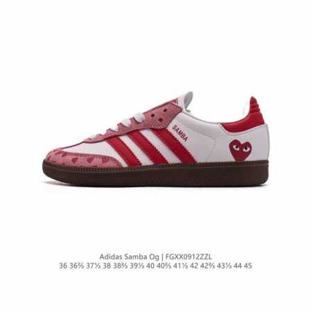 阿迪达斯 德训鞋 Adidas Originals Samba Og Shoes 经典运动鞋小白鞋 T头鞋 男女鞋 彰显休闲摩登风情的时尚经典鞋。它诞生于50年 - 点击图像关闭