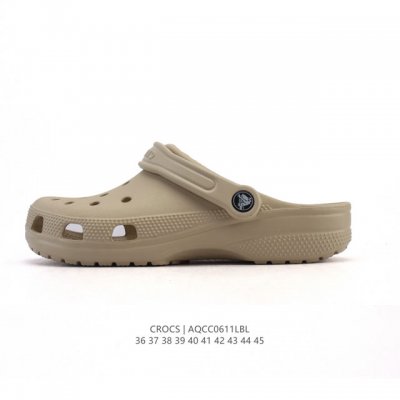 Crocs 沙滩洞洞鞋 男女士休闲厚底增高凉拖鞋 卡骆驰明星同款 厚底增高沙滩鞋 选择尺码时 建议选大一码 脚感更舒适 家居休闲一式两用拖鞋 白敬亭同款，坡跟设