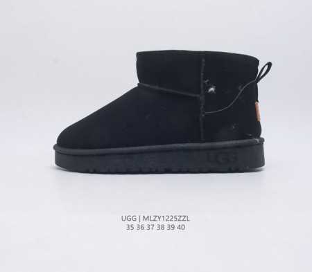 加绒 Ugg 户外雪地靴 官方同步包装 检验标 材料采用原厂防污防水皮料 防滑耐磨轻翼大底 短靴 潮流百搭 英伦风 女士舒适短筒靴 秋冬休闲厚底时尚女鞋 保暖性 - 点击图像关闭