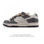 公司级 耐克 Nike Dunk Low Retro 运动鞋复古滑板鞋 解构绑带 双鞋带。作为 80 年代经典篮球鞋款，起初专为硬木球场打造，后来成为席卷街头的