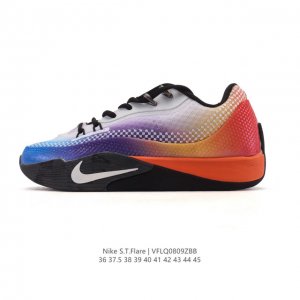 新品 耐克 Nike S.T. Flare运动训练篮球鞋 Ih7327-080 气焰防滑耐磨缓震舒适透气男女子低帮运动篮球鞋红黑色 Hf0232-600红黑 该