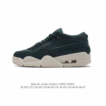 公司级 耐克 新款 Nike Air Jordan 4 Retro OG 低帮 迈克尔 乔丹AJ4代乔4 复古休闲运动文化篮球鞋。秉承轻量化的速度型篮球鞋设计思 - 点击图像关闭