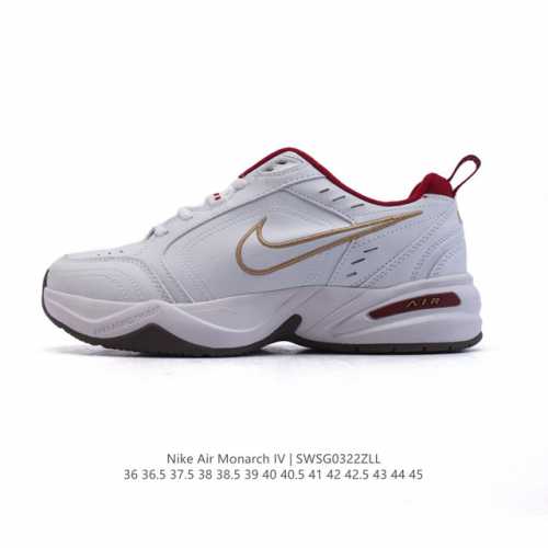 130 【真标】耐克 Nike Air Monarch Iv男女子训练鞋厚底老爹鞋休闲复古运动鞋。Nike Air Monarch Iv 运动鞋为你打造出众的训