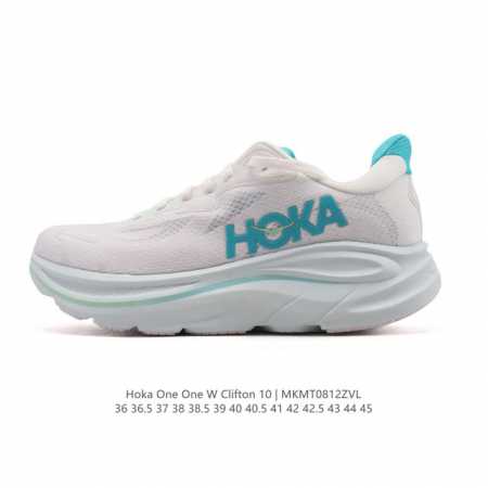 新款 Hoka One One 推出升级 Clifton 10 克利夫顿10代 男女士休闲跑步鞋轻量缓震运动鞋。Hoka One One的Clifton克利夫顿 - 点击图像关闭