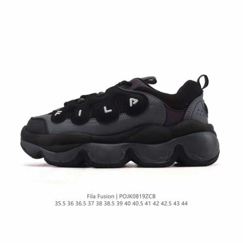 公司级 斐乐 男女款老爹鞋 Fila Fusion 厚底增高百搭运动鞋 意大利百年经典运动品牌，网红单品 小红书推荐爆款 Fila斐乐新款小白鞋斐乐潮牌文化街头