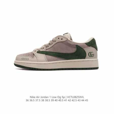 公司级 耐克 Nike Air Jordan 1 Low Og Sp Military Blue Aj1乔1 倒勾 Gucci联名 低帮篮球鞋 Aj1 乔丹1代 - 点击图像关闭