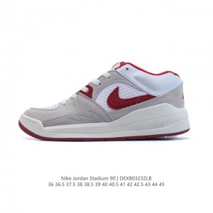 140 耐克 Nike Air Jordan Stadium Aj90 潮流运动板鞋 Aj90 充满了对Tinkerhathield 原创设计的致敬 包括中足网