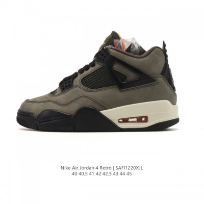 公司级 耐克 Nike Air Jordan 4 Retro Og迈克尔 乔丹Aj4代乔4 低帮复古休闲运动文化篮球鞋。秉承轻量化的速度型篮球鞋设计思想完成设计