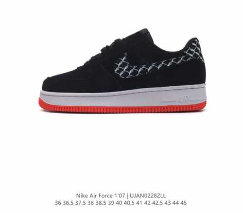 耐克nike Air Force 1 Low 空军一号 Af1 低帮百搭休闲运动板鞋 柔软 弹性十足的缓震性能和出色的中底设计 横跨复古与现代的外型结合 造就出